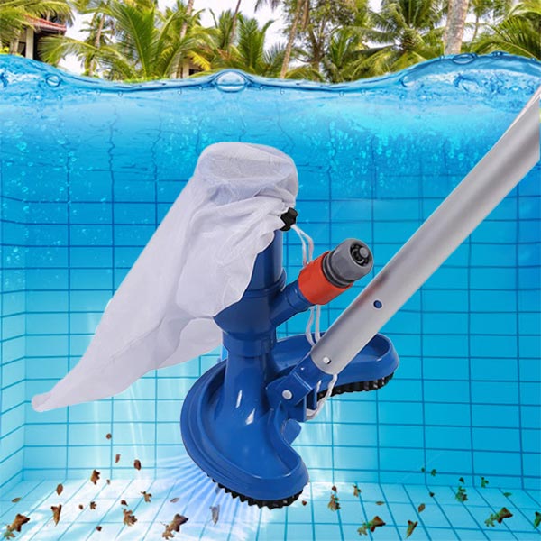 TIDYPOOL Manual pool vacuum for crystal-clear pools, spas & hot tubs. Efficient debris remover.