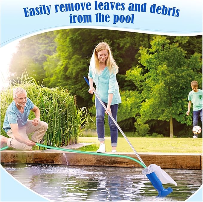 Remove pool & spa debris easily with TIDYPOOL manual vacuum cleaner for crystal-clear results.
