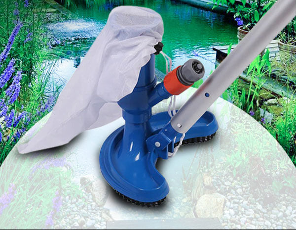 Garden hose manual pool vacuum, TIDYPOOL, for effective pool & spa debris removal.