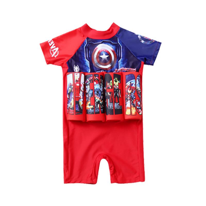Toddler swim safety vest, UV 50+ protection, comfortable, with built-in shorts.