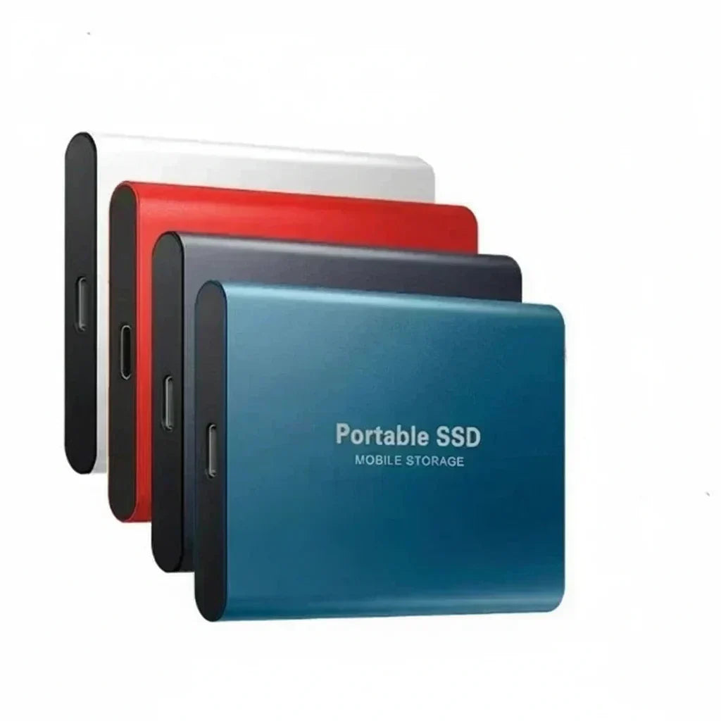 High-speed 128GB portable external SSD. Ultra-fast data backup drive for gaming, travel, and reliable storage needs.
