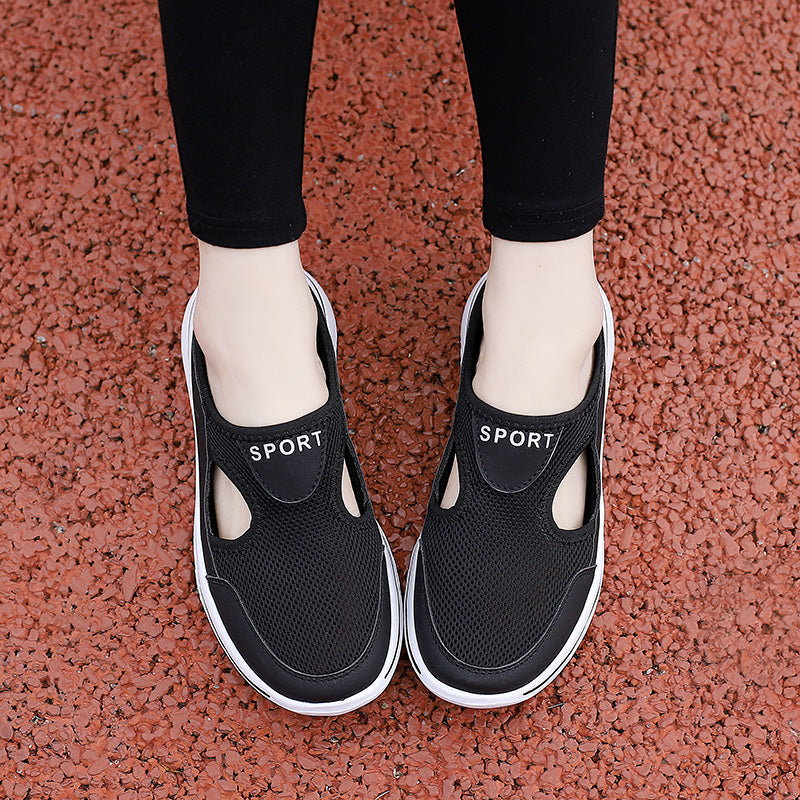 Modern ultra-light slip-on comfort shoes for men and women, offering cushioned support & breathability.