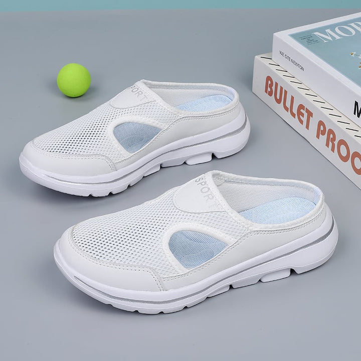 Women's ultra-light slip-on travel shoes. Breathable, cushioned, and easy-wear for comfort.