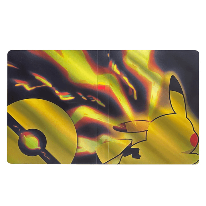 Trading card display binder, holding 240 cards in protective sleeves.
