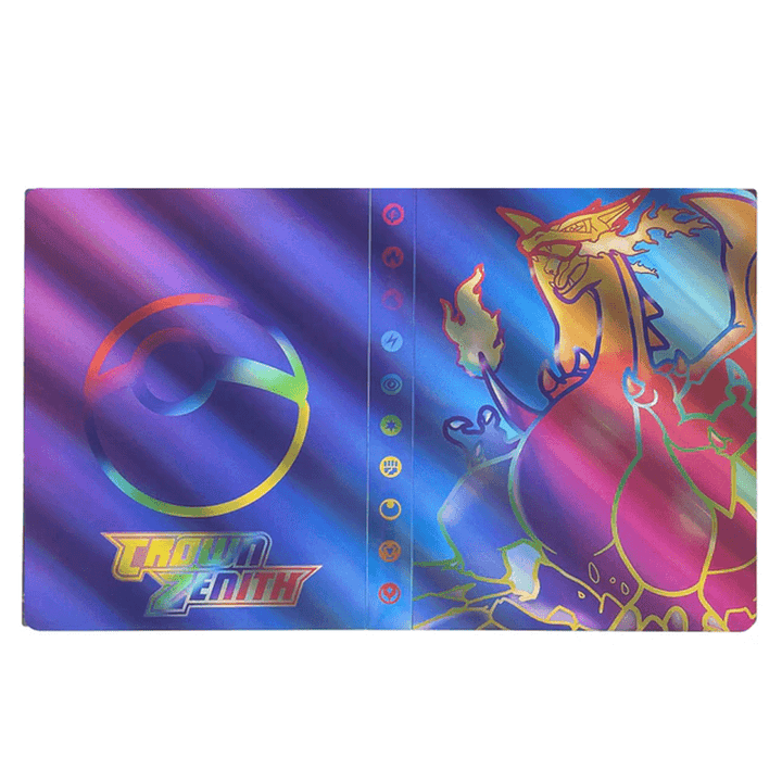 Durable card album to protect and display 240 gaming cards securely.