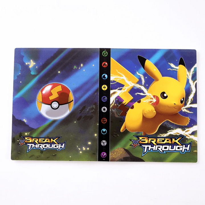 Robust card album binder for 240 trading cards, designed for longevity.