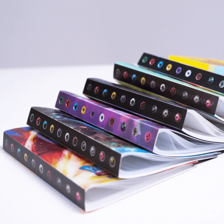 High-capacity card storage binder, designed for 240 trading & gaming collectible cards.