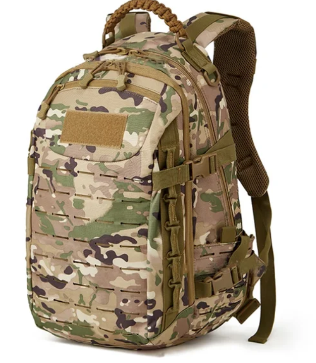 Versatile 30L+ tactical outdoor backpack, perfect for hiking, camping, travel, & everyday adventures.