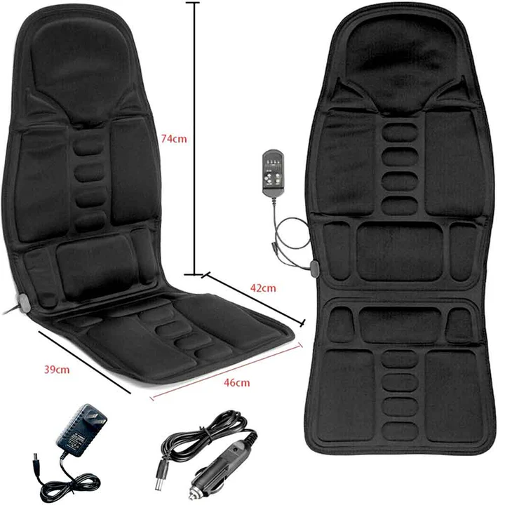 Enjoy targeted back & neck muscle relief with this 8-mode massage chair pad and comforting heat function.