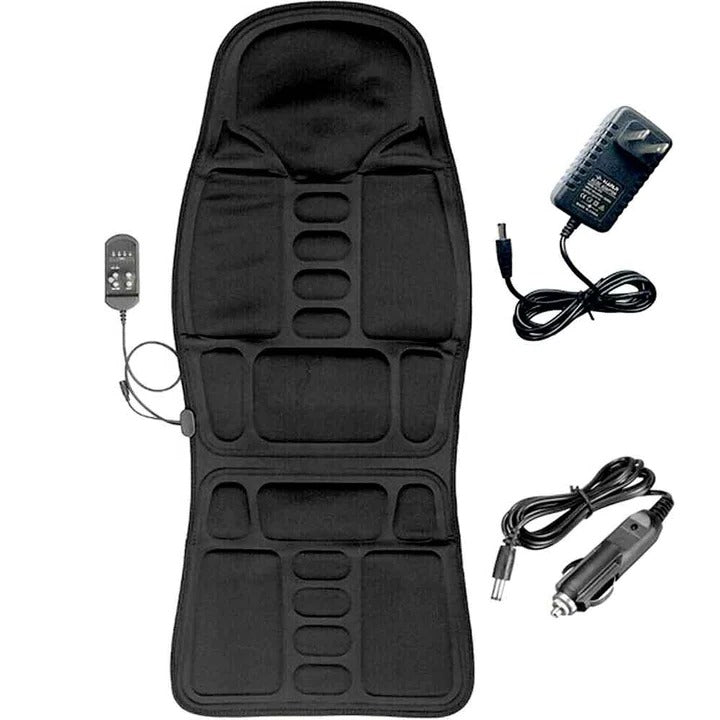Perfect wellness gift: 8-mode heated massage chair pad with back & neck cushion for deep muscle relaxation.
