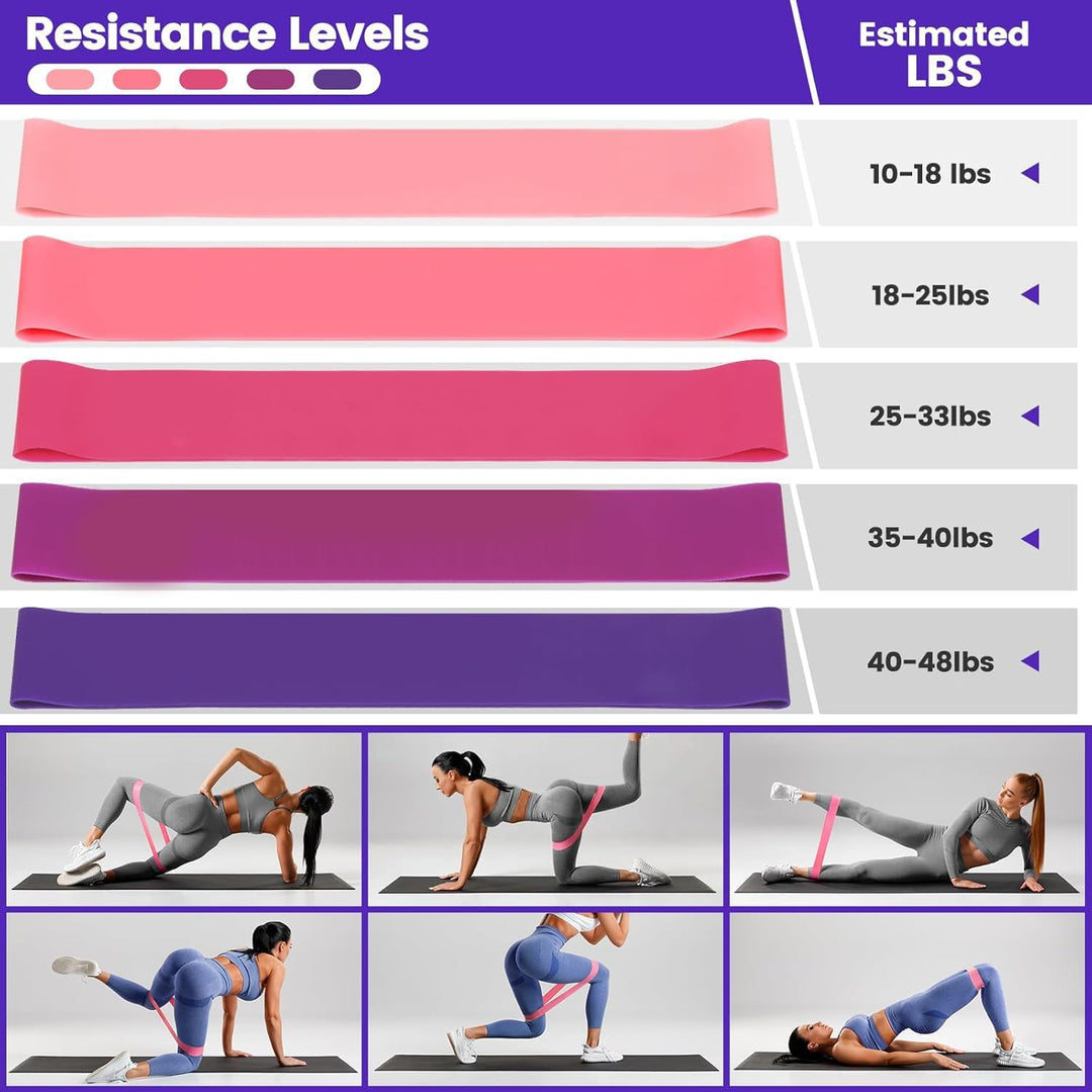 Portable Pilates kit with ring, ball & bands to enhance core strength, balance, and flexibility at home.