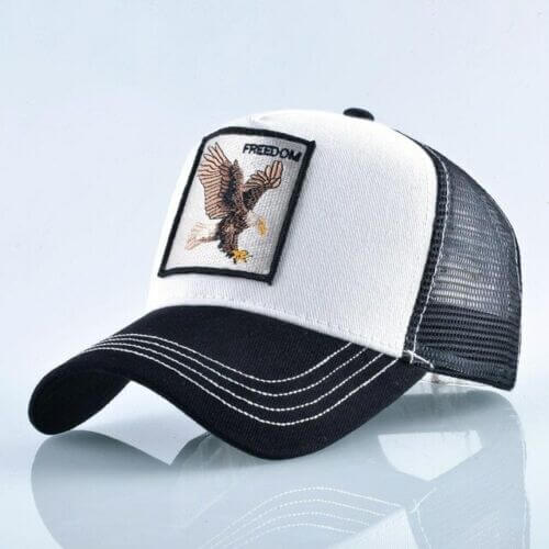 Adjustable unisex baseball cap for ultimate sun protection. Perfect summer essential & outdoor gear with eagle.
