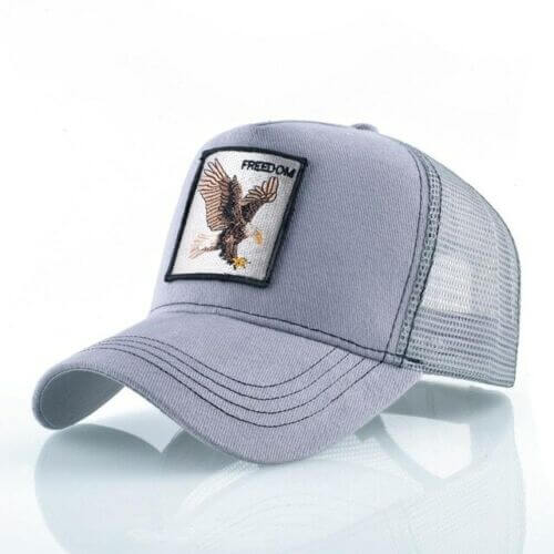 Classic freedom baseball cap featuring a detailed eagle design. Unisex, adjustable, and perfect for sun protection.