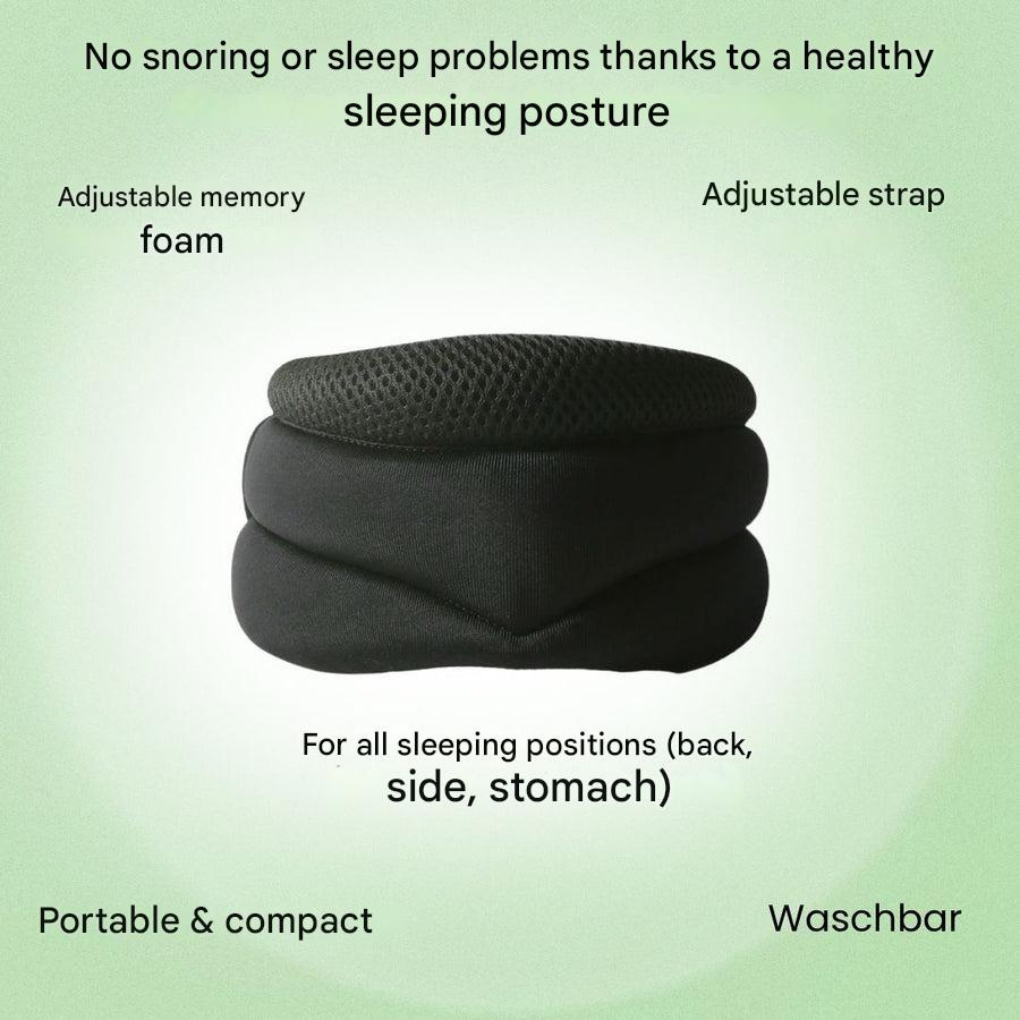 Adjustable foam neck support collar for unisex use, providing comfort, pain relief, and posture correction discreetly.