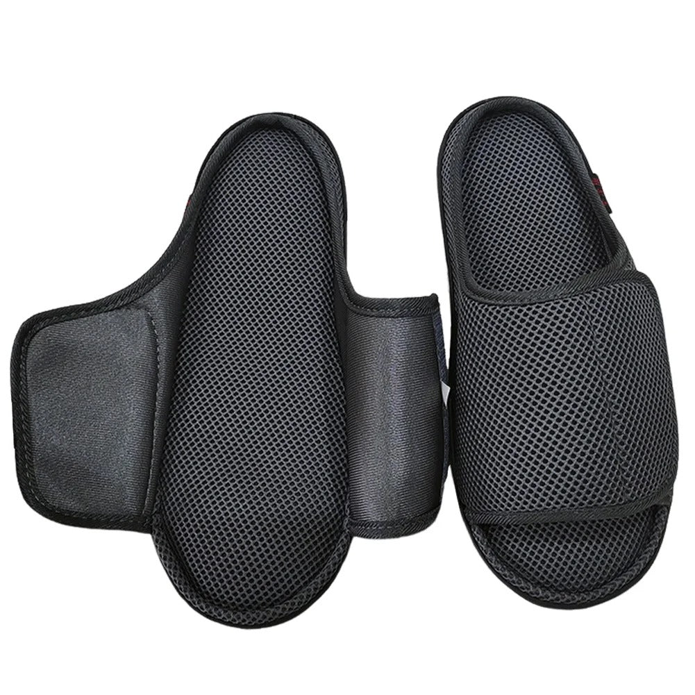 Wide width unisex therapeutic slippers for swollen & diabetic feet, orthopedic support, post-surgery comfort.