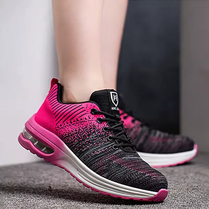 Comfortable unisex work safety sneakers with air cushion technology and steel toe protection. Lightweight and durable.