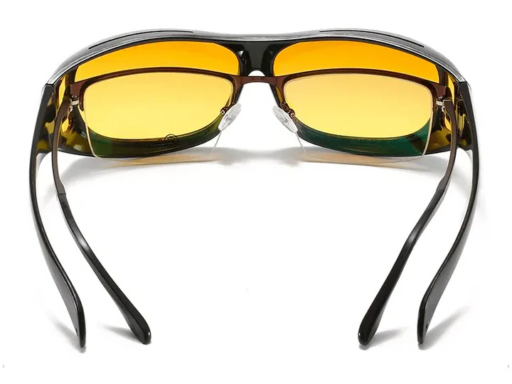 Reduce glare & improve night vision with anti-glare driving glasses. Unisex design for safer night driving.