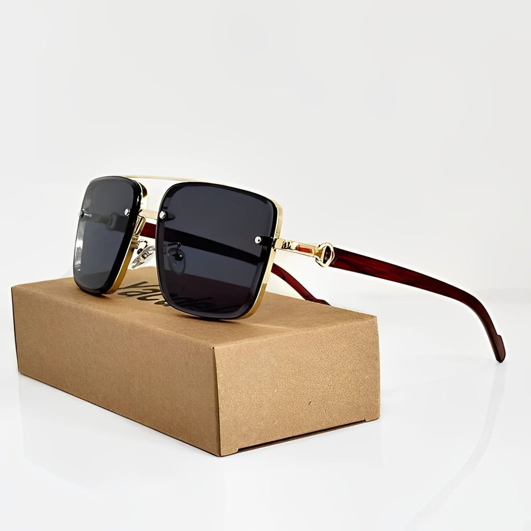 Premium unisex aviator eyewear with UV400 protection and cool gradient lenses for ultimate style & eye safety.