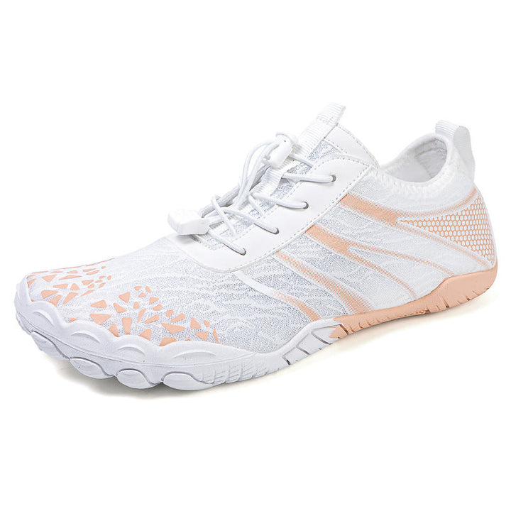 Unisex minimalist shoes with a wide toe box, offering superior comfort & non-slip grip.