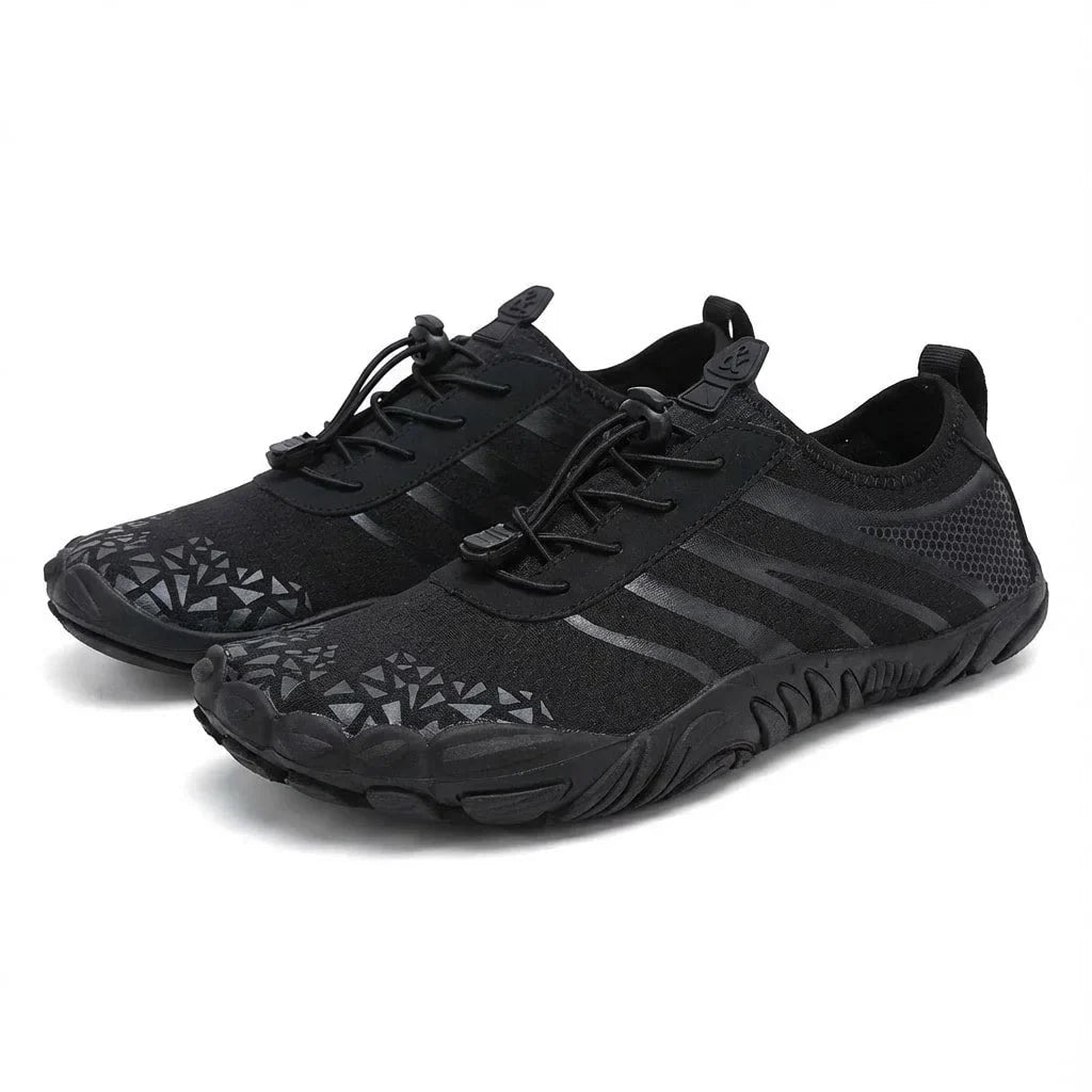 Non-slip comfort footwear for daily wear, featuring a wide toe box & flexible sole.