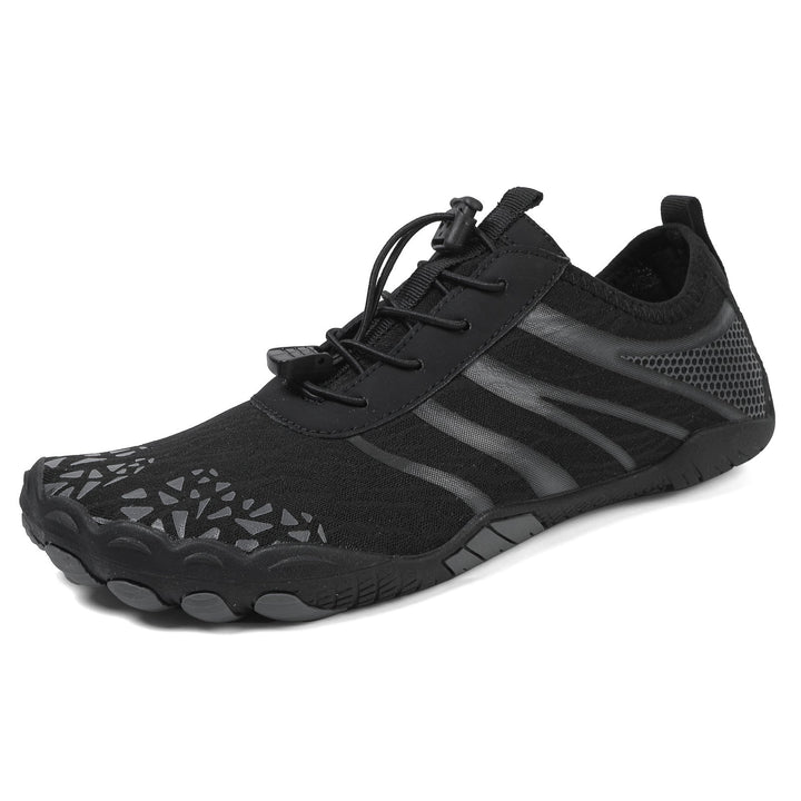 Barefoot walking shoes with a flexible, non-slip sole, excellent for everyday comfort.