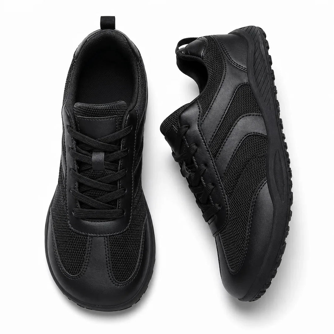 Natural movement barefoot shoes, non-slip sole, wide toe box, unisex comfort.