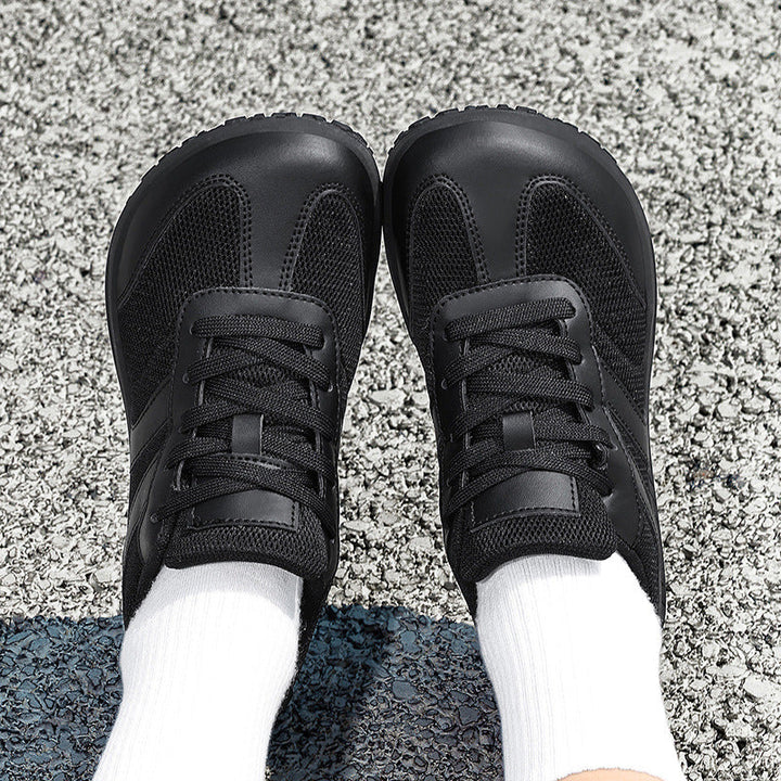 Men's & women's barefoot walking shoes, wide toe box, non-slip, natural feel.