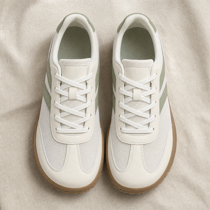 Wide toe box barefoot shoes, unisex design, promoting foot health and comfort.