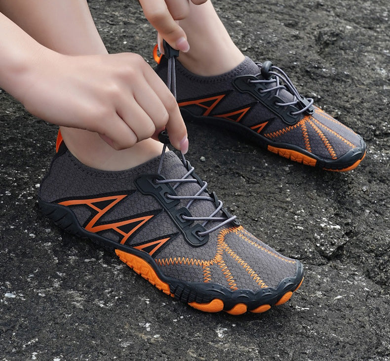 Comfortable quick-dry water shoes for beach exploration & aquatic exercise. Flexible, unisex fit.