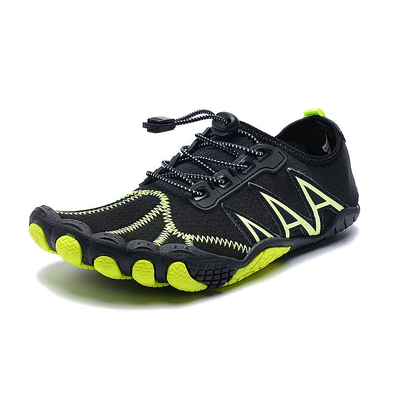 Quick-dry unisex aqua shoes, perfect for beach, kayaking & river activities. Slip-on design.
