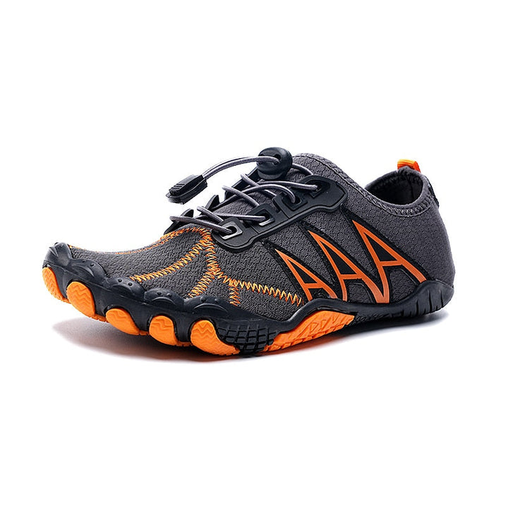 Flexible sole barefoot water shoes for men & women. Ideal for swimming, surfing & outdoor fun.