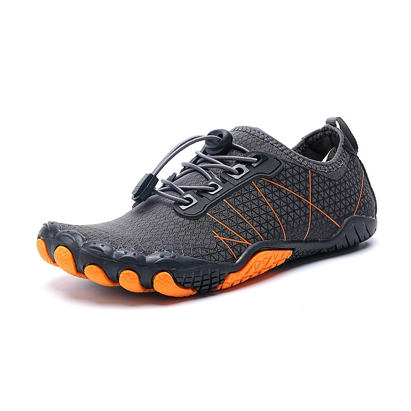 Stylish quick-dry aqua shoes for water aerobics & pool activities. Flexible, anti-slip sole.