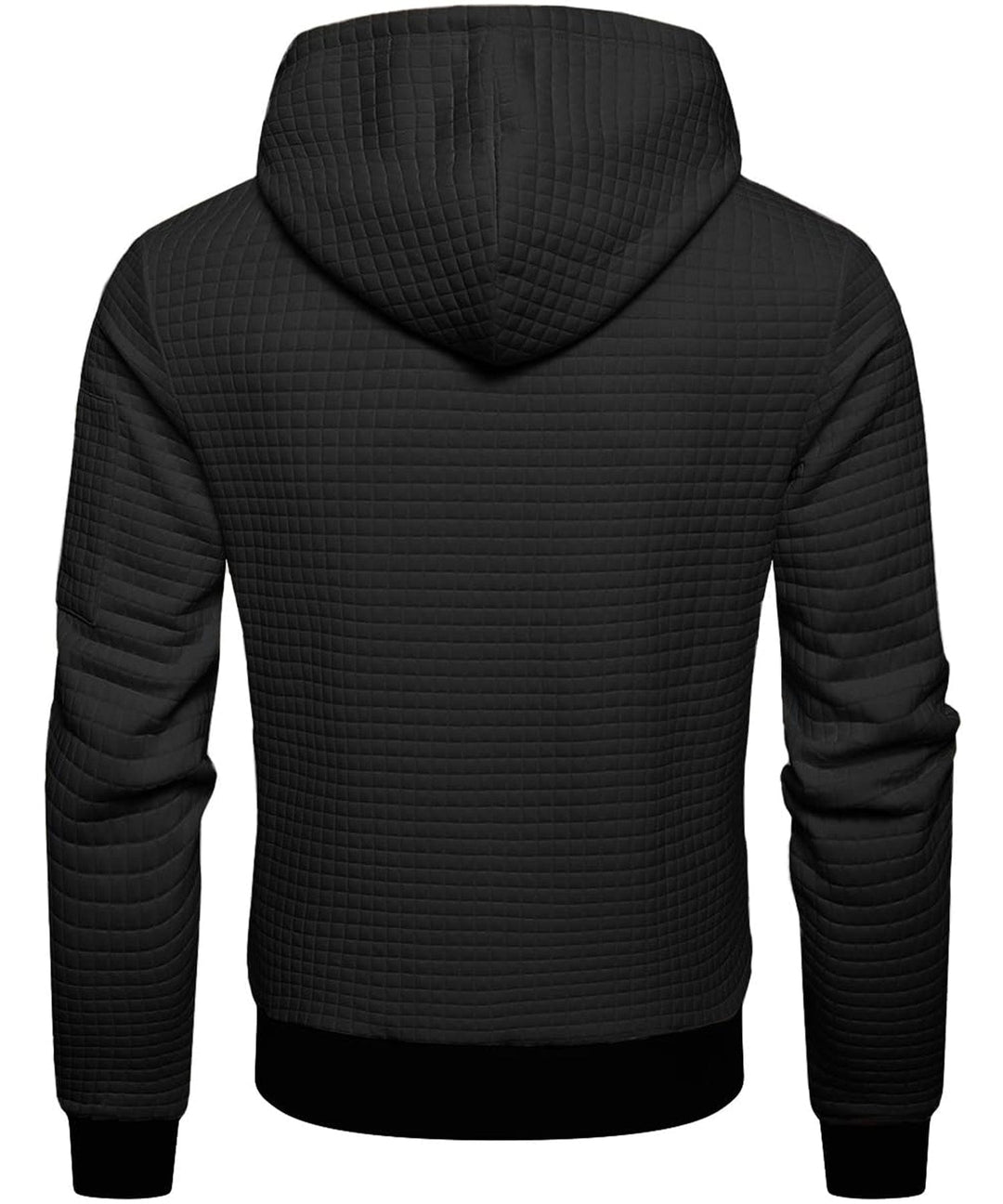 Unisex thermal hoodie in black and gray color options, versatile winterwear for men and women