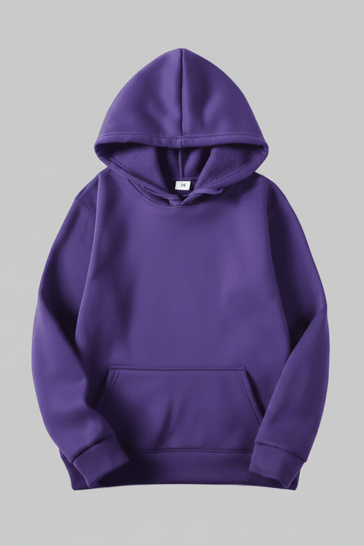 Soft, breathable unisex sweatshirt with a hood, perfect for comfortable everyday casual style and layering.