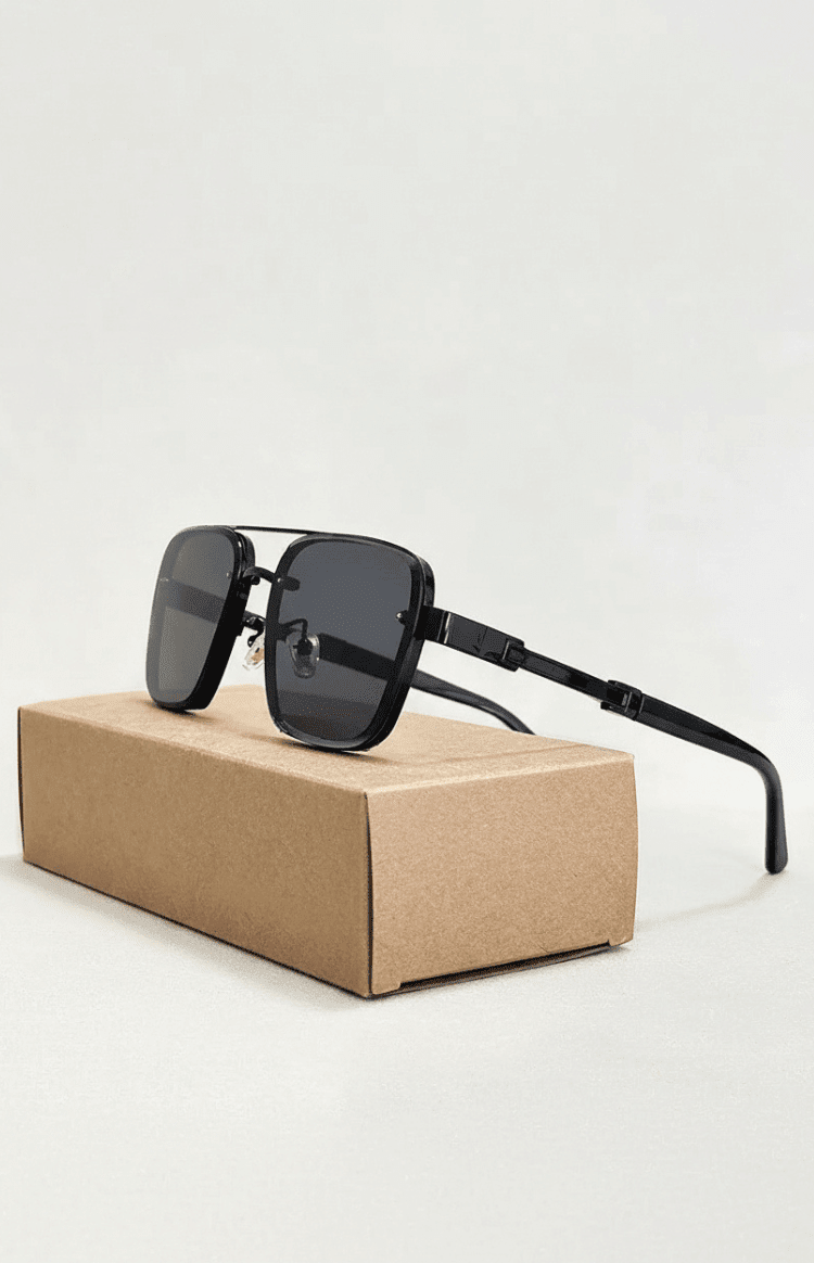 Embrace classic style with unisex aviator sunglasses, durable metal frame, UV400 protection.