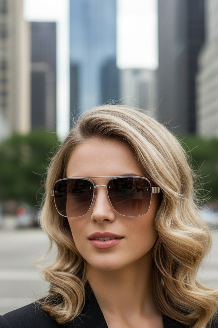 Fashionable aviator sunglasses for men & women, providing essential UV400 sun protection.