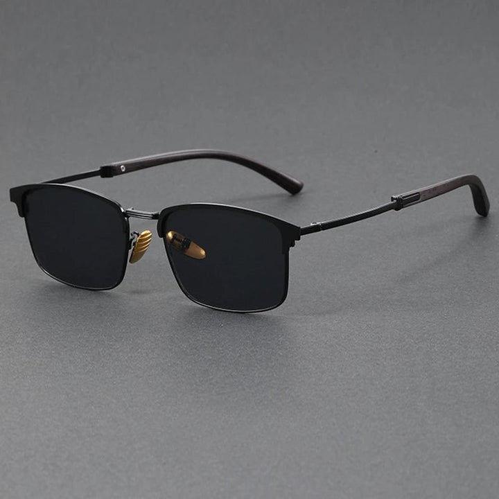 Stylish unisex browline sunglasses for fashion and eye protection. Polarized UV400 lenses.