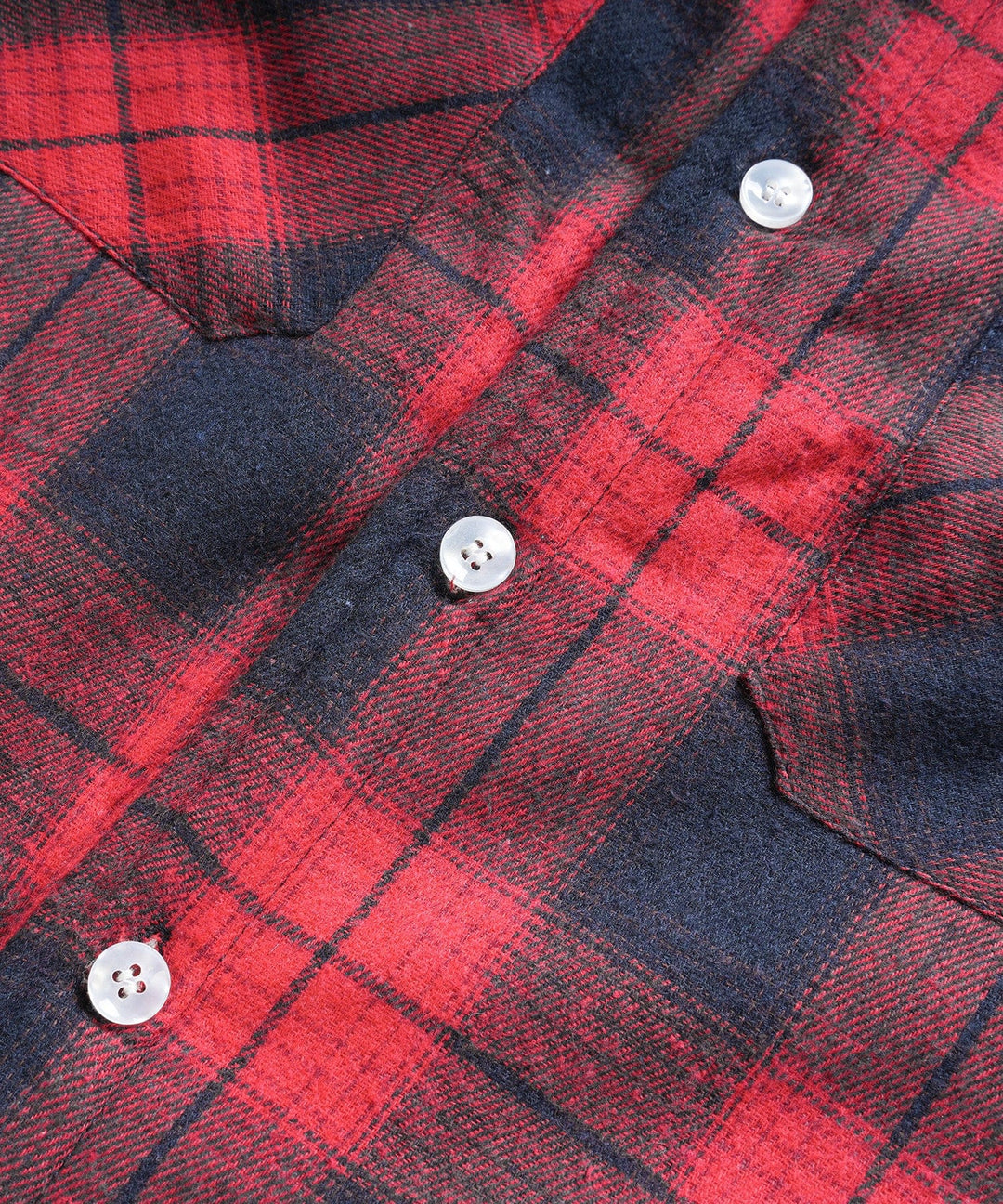 Classic and warm plaid flannel shirt jacket, an essential unisex wardrobe piece.