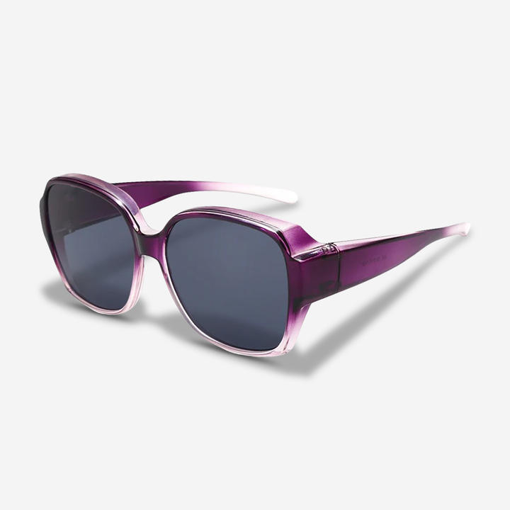 Clip-on polarized sunglasses offering superior vision clarity and glare reduction for prescription lenses.