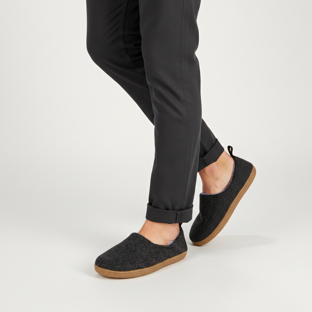 Soft plush Cloudwalk slippers, providing ultimate warmth and comfort for home wear.