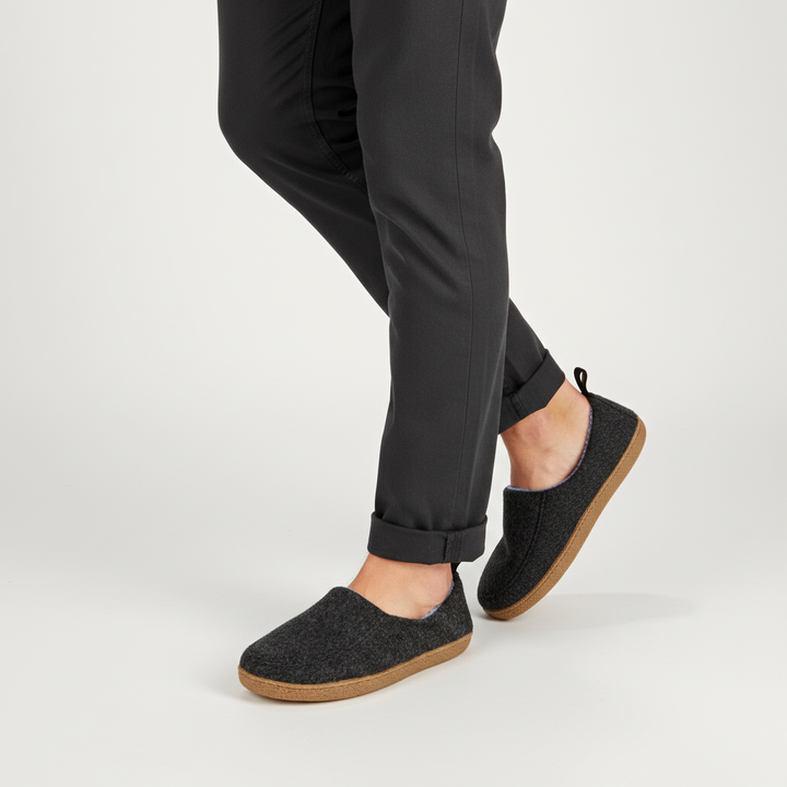 Soft plush Cloudwalk slippers, providing ultimate warmth and comfort for home wear.