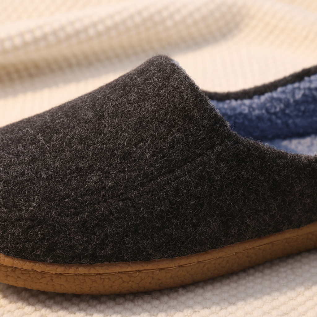 Unisex Cloudwalk plush slippers with non-slip sole, ideal for cozy indoor wear.