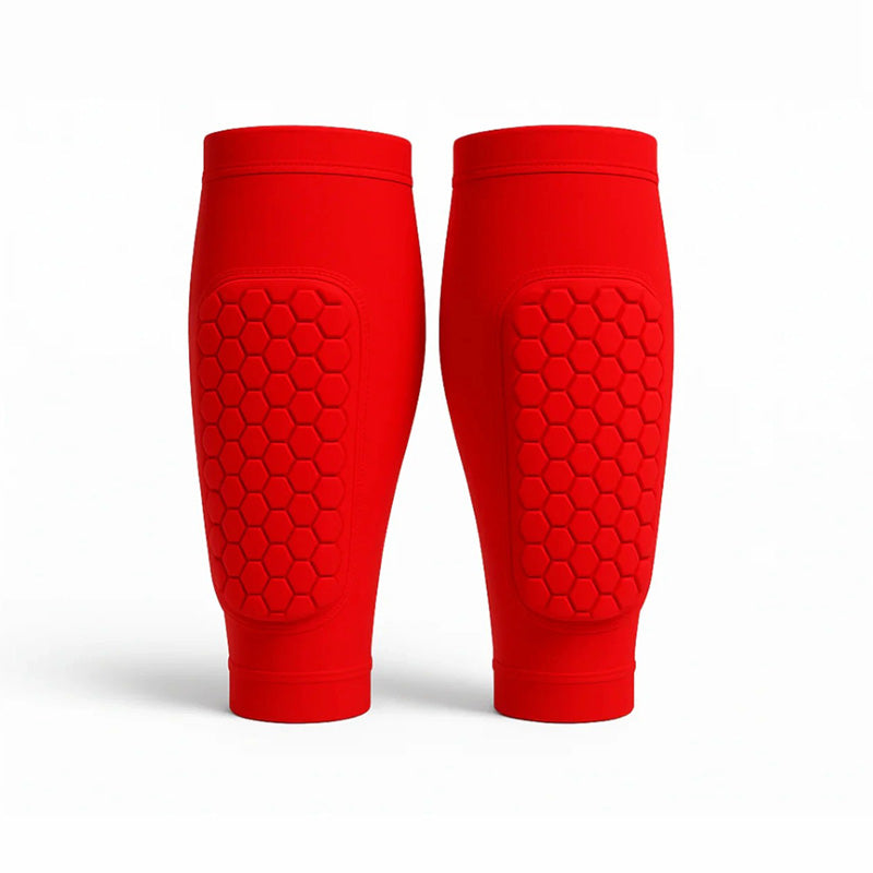 Soccer shin guards: unisex athletic compression & impact protection for comfort during intense sports.