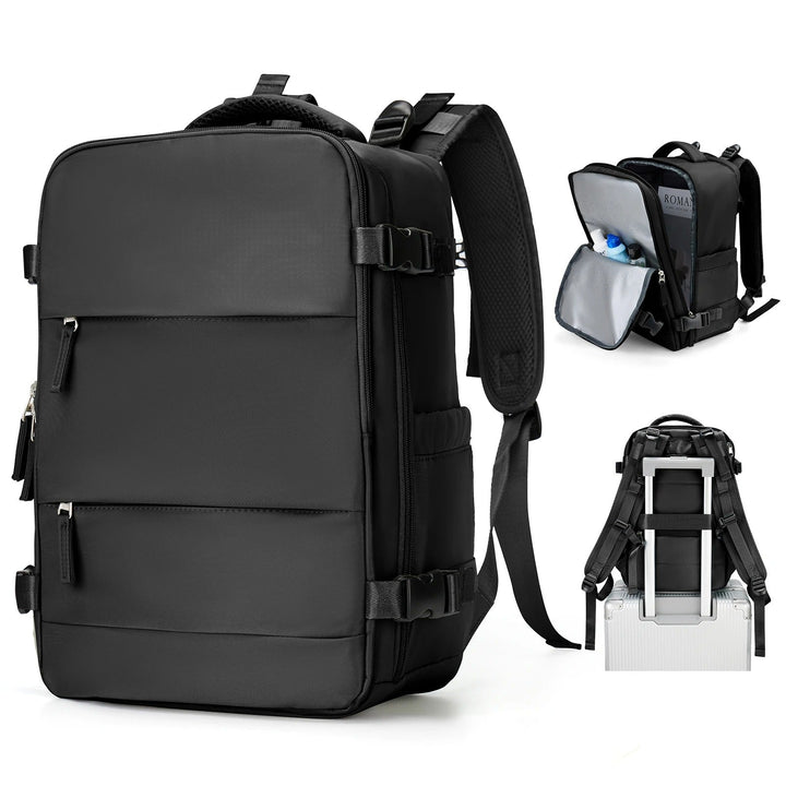 Unisex compact travel backpack for effortless journeys, ideal as a carry-on or daily commute bag.