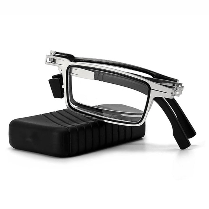 Daily essentials: portable foldable reading glasses, unisex, with clear vision for all your needs.