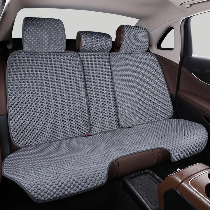 Unisex cooling breathable car seat protector for enhanced comfort & interior protection, universal fit.