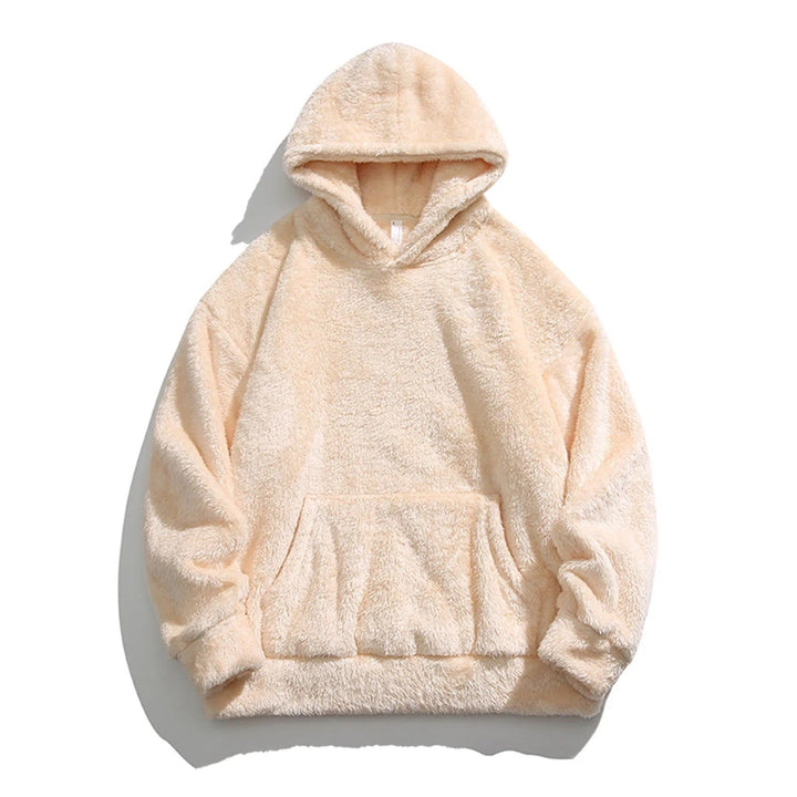 Stack of folded Cloudsoft Fleece Hoodies in various sizes and colors, showcasing this versatile and cozy unisex sweatshirt.