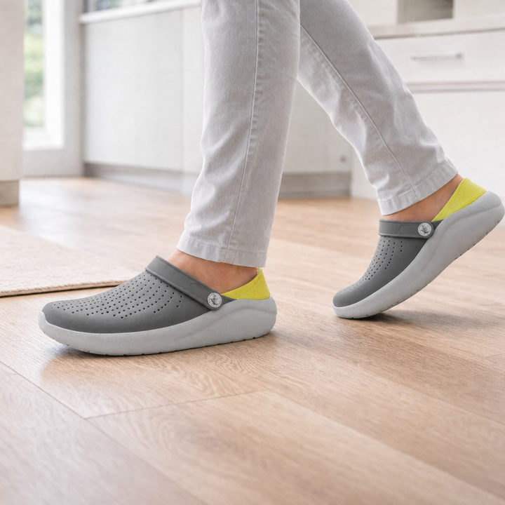 Ergonomic unisex comfort sandals with arch support, ideal for walking, standing, and everyday use.