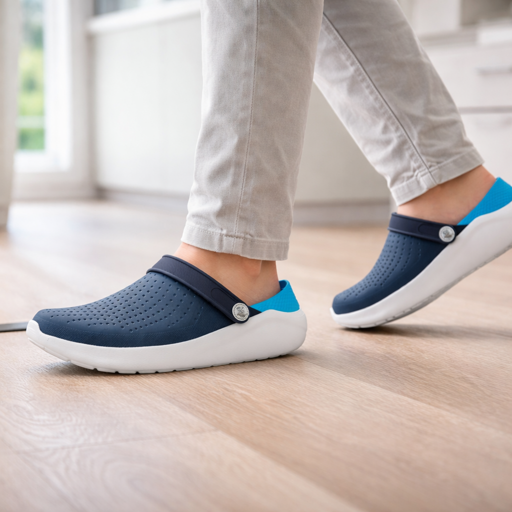 Casual unisex cushioned sandals, perfect for everyday wear, long walks, and flexible movement.