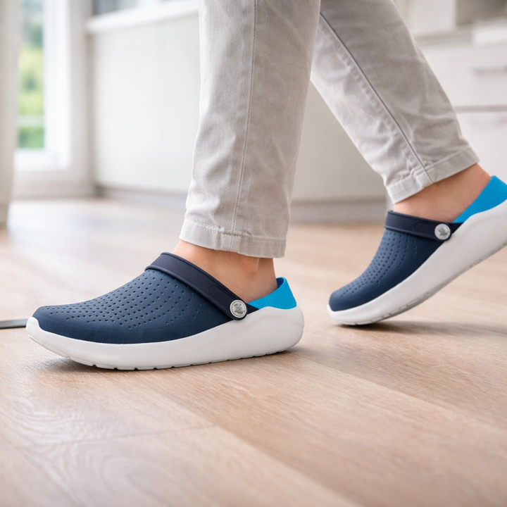 Casual unisex cushioned sandals, perfect for everyday wear, long walks, and flexible movement.